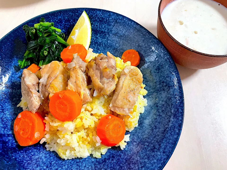 にんじんと鶏肉のせサフランライス|pepiさん