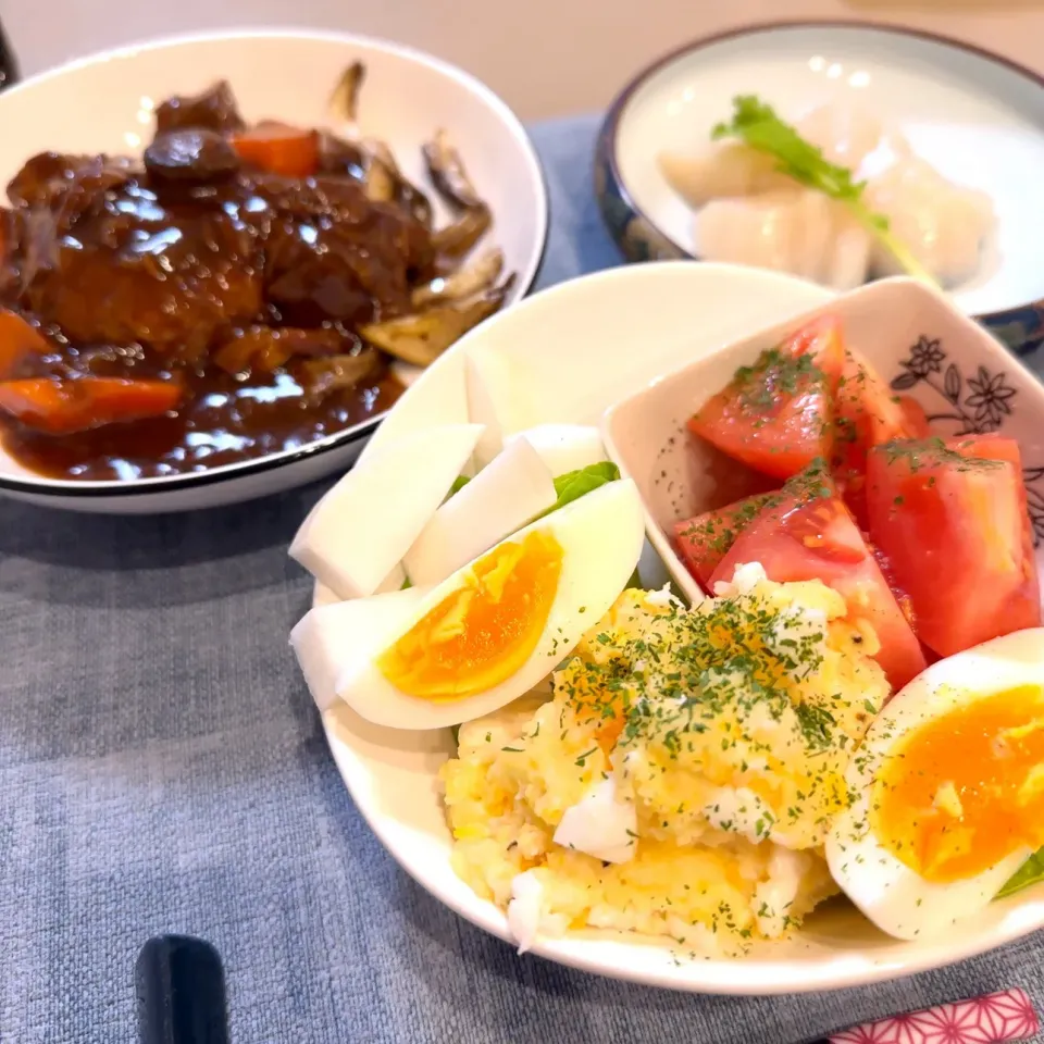 塩麹パウダーでたまポテサラダ🥗|ぷにだま♡さん