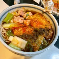 焼いた鳥とネギと、イカ天のお蕎麦| Takeshi  Nagakiさん