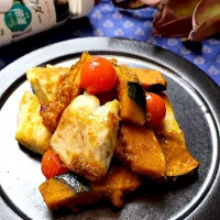 鶏ムネ肉とかぼちゃのカレーソテー| めいめいさん