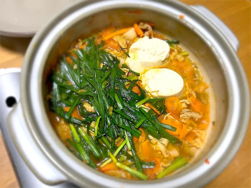 キムチと白だしでつくるキムチ鍋🍲|1614さん