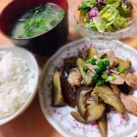 豚肉となすのぽん酢さっぱり炒め| 万葉さん