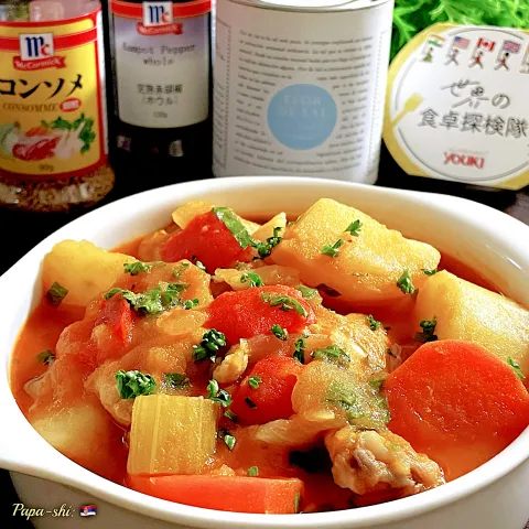 「マヨルカ島の塩　プレーン」を使ってみたSnapdishの料理・レシピ写真:クロムピル パプリカシュ