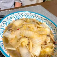 白菜と春雨のごま油和風スープ|きなこさん