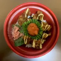 オリジン 明太からマヨ丼|ばーさんさん