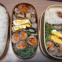 人参の肉巻き弁当🍱| ふみふみさん