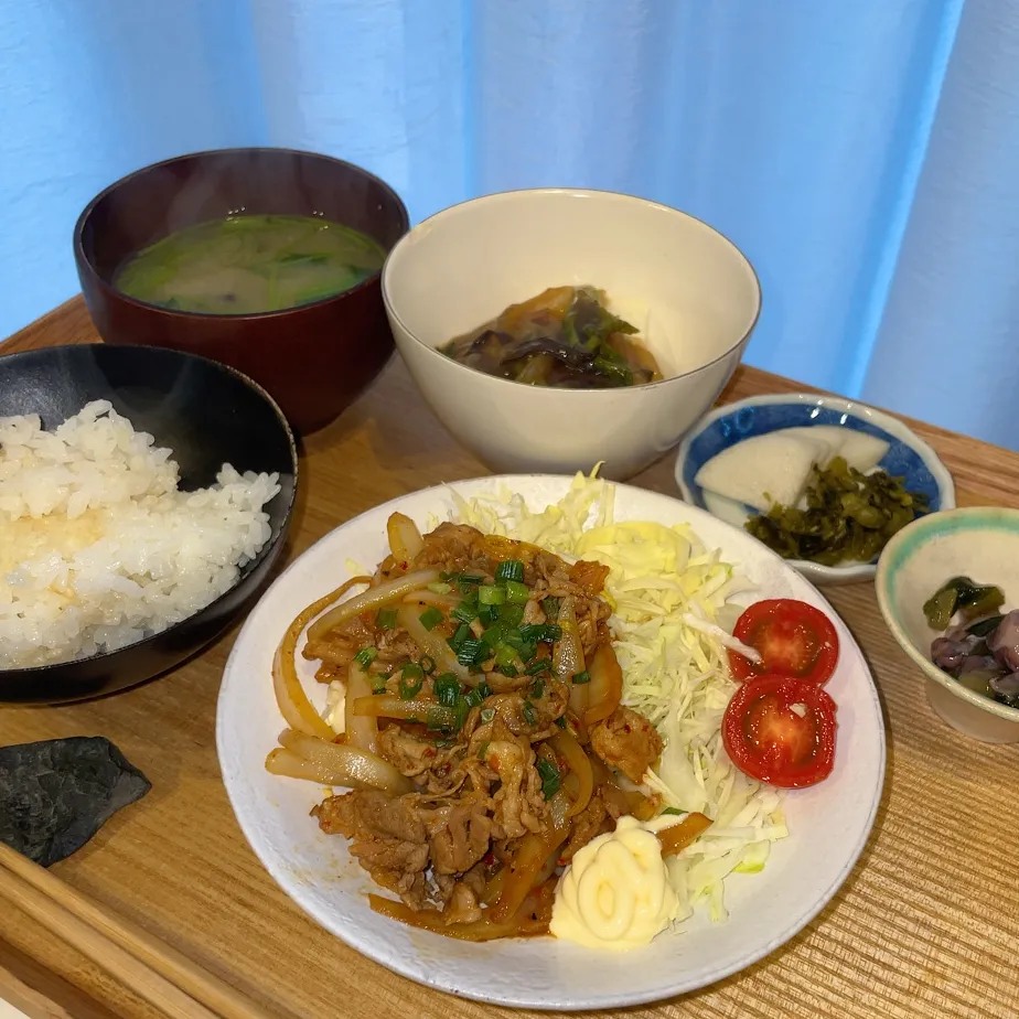 豚キムチ白菜炒め定食|pontalさん