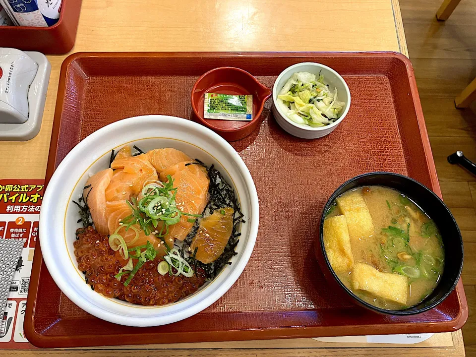 サーモンいくら丼|しのぶさん