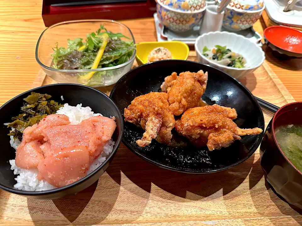 鶏唐揚げ定食|マハロ菊池さん