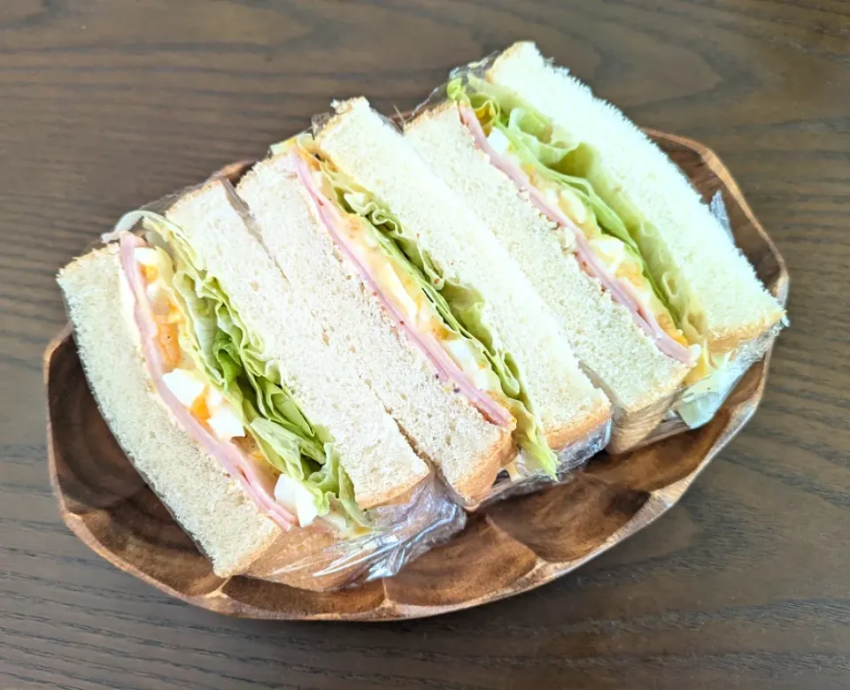 ハムタマレタスサンド🥪|じょうさん