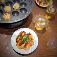 たこ焼き　冷茶|ch＊K*∀o(^^*)♪さん