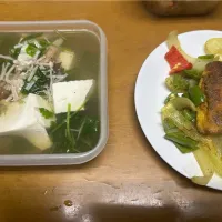 湯豆腐　焼きサバ|安藤巧さん