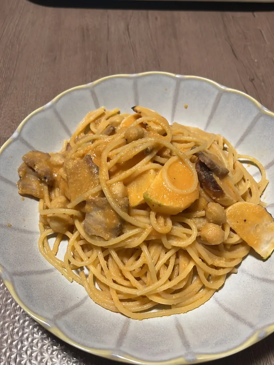 カブとひよこ豆のパスタ|TDさん