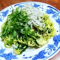 しらすと生海苔パスタ|satoさん