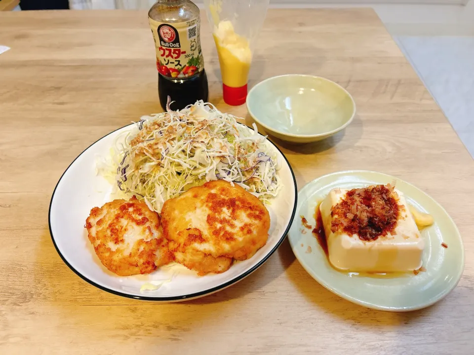 鶏むね肉のパン粉焼き|りょうさん