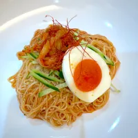 残り物そうめんでビビン麺