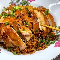 Soy sauce chicken and yam rice|12Dragonさん