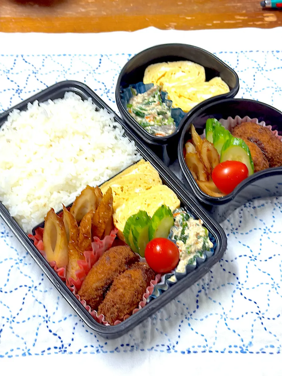 ミンチコロッケ弁当|アッキーさん