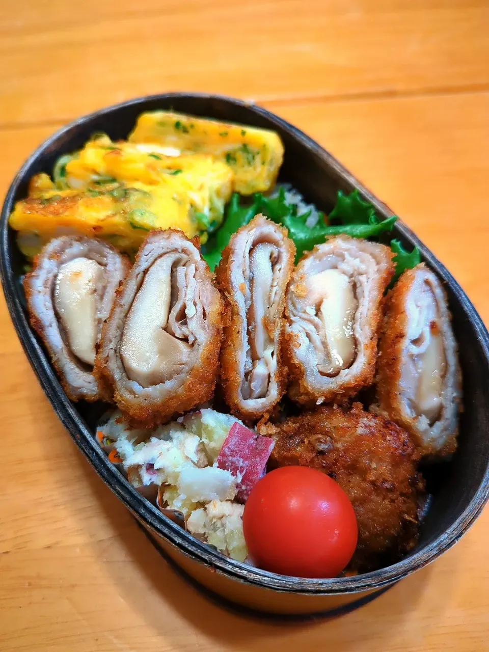 椎茸の肉巻きフライ弁当|さやかさん