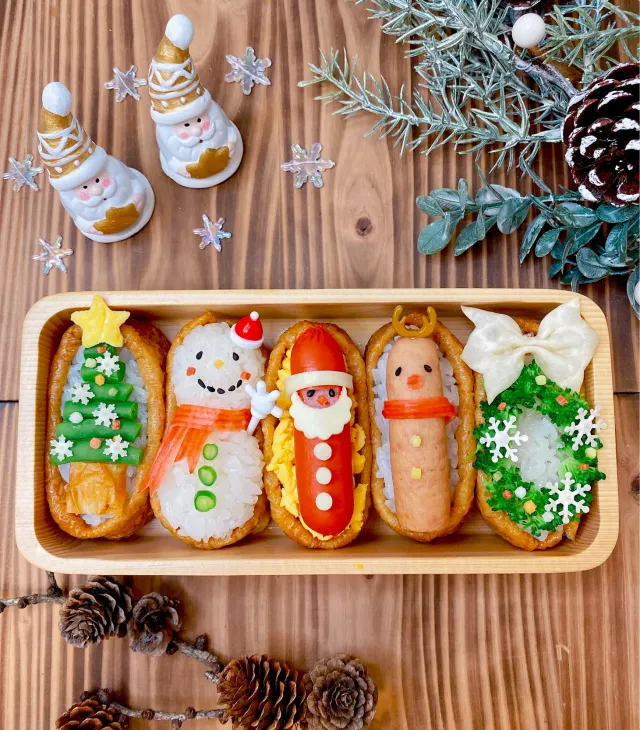 Snapdishの料理・レシピ写真:｜お弁当で楽しむアドベントクリスマス♪