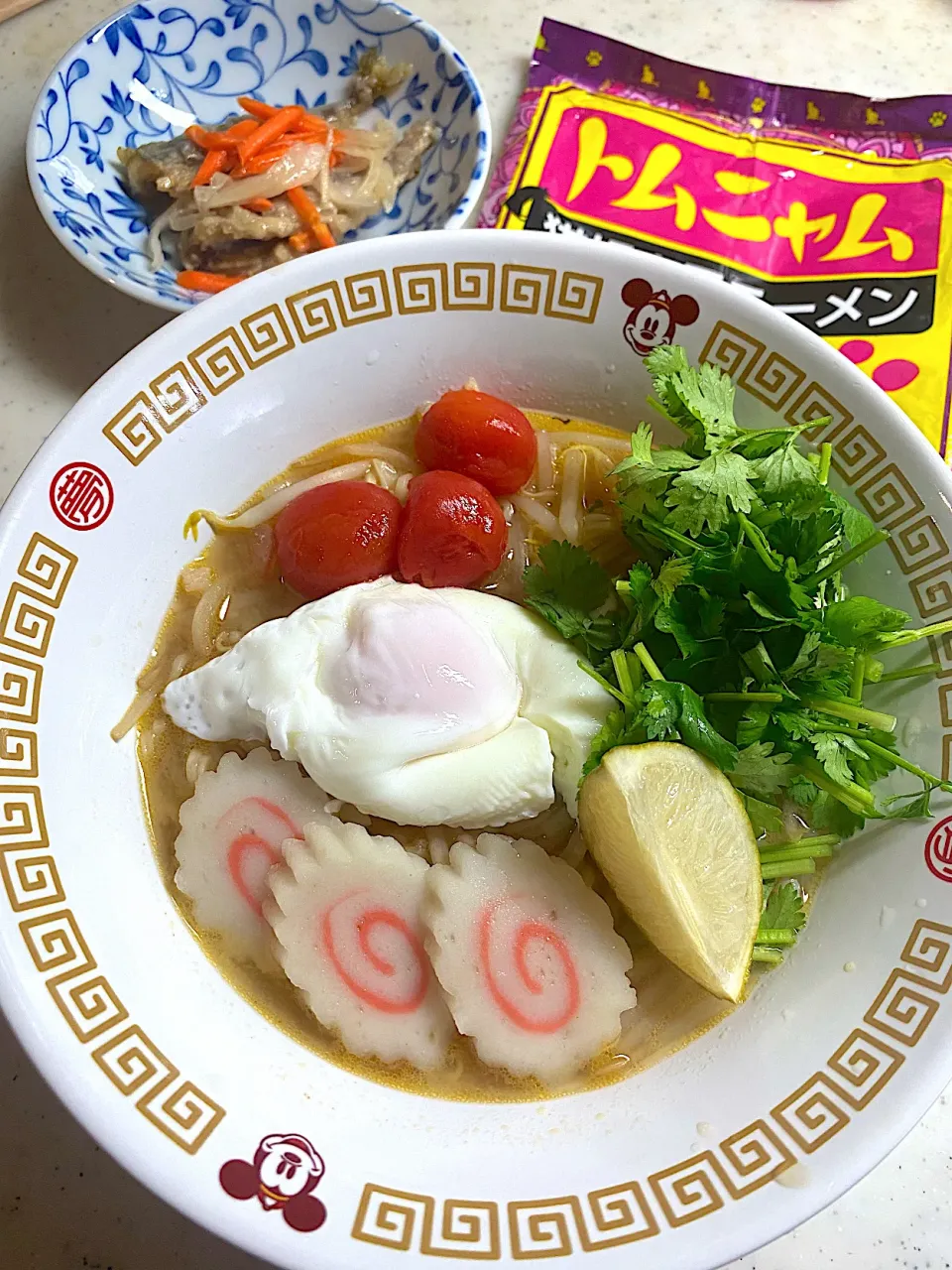 トムニャムラーメンと南蛮漬け|こっぷさん