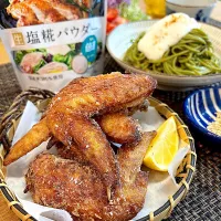 塩麹パウダーで手羽先唐揚げ🍗