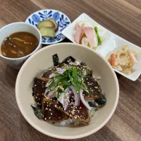 鰹のユッケ丼|ゆりちさん