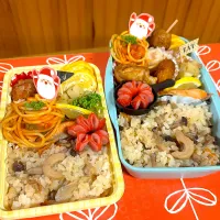 味付けご飯弁当🎅|honamiさん