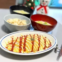 納豆オムレツ　炊き込みご飯|キャプテンさん