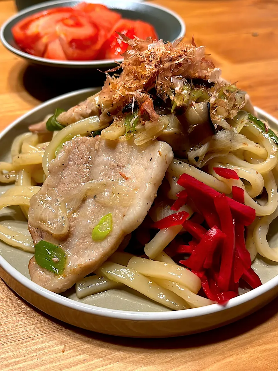 焼きうどん|おさかなさん