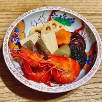 「煮物で晩酌スタート💦」
たま〜に食べたくなるよね 高野豆腐（笑）・・|ばくあんしゃさん