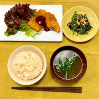 北海道産サクラマスのフライ定食|Atelier Sekiさん