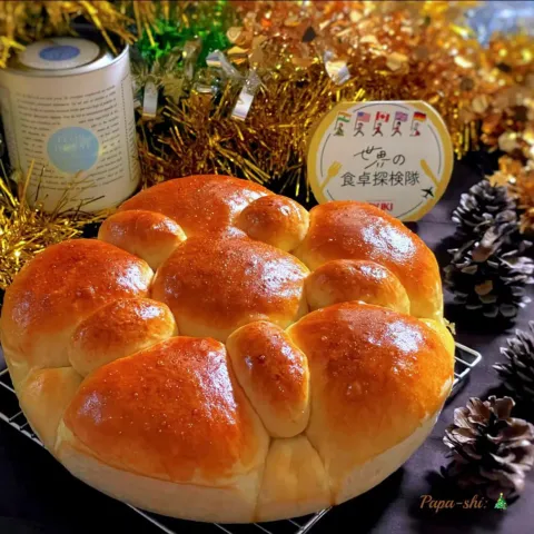 「マヨルカ島の塩　プレーン」を使ってみたSnapdishの料理・レシピ写真:ボジチュナ・チェスニッツア…なんかアンパンマンっぽい😆