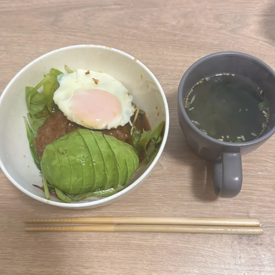 ハンバーグロコモコ丼|りなちさん