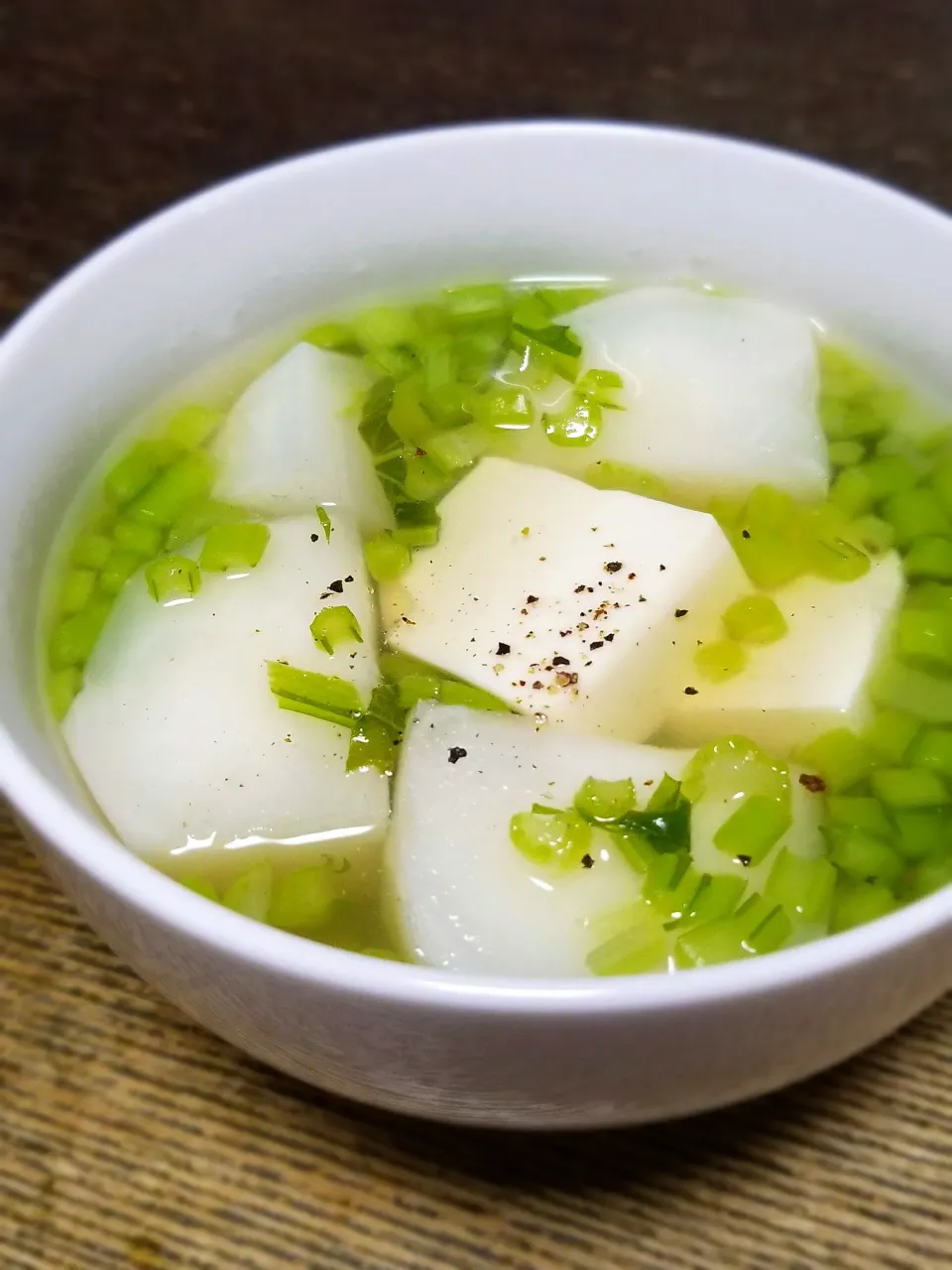 パパ作👨冷凍かぶと豆腐のスープ|ぱんだのままんさん