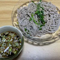 ニラ蕎麦| 料理好きなじいさまさん