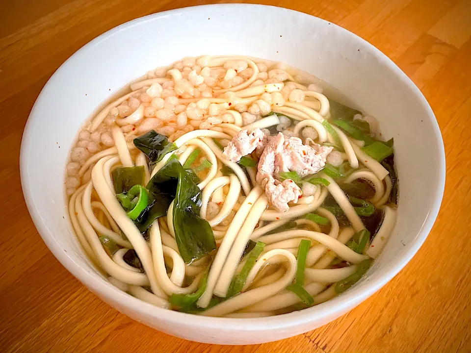 乾麺で☆肉わかめうどん|🌻ako ·͜·♡peco🌻さん