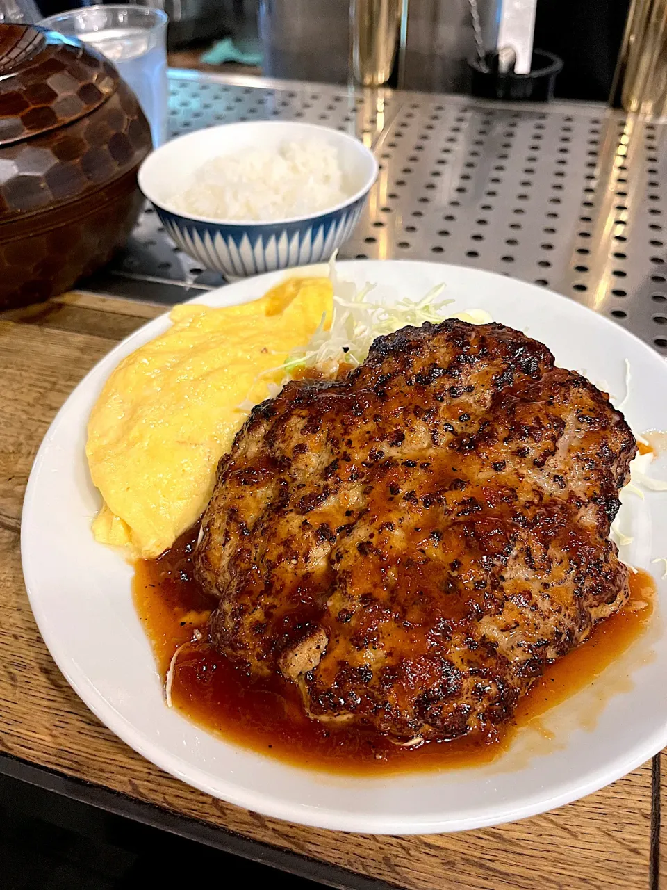 ハンバーグ定食|れりさん