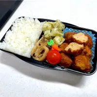 12/4 旦那弁当⁂照り焼き肉団子弁当| ゆさん