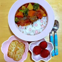 4歳児の晩ご飯(12/4)| Kahoさん