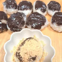 ぜんざいからの数日かけて煮込んでおはぎ|チョコさん