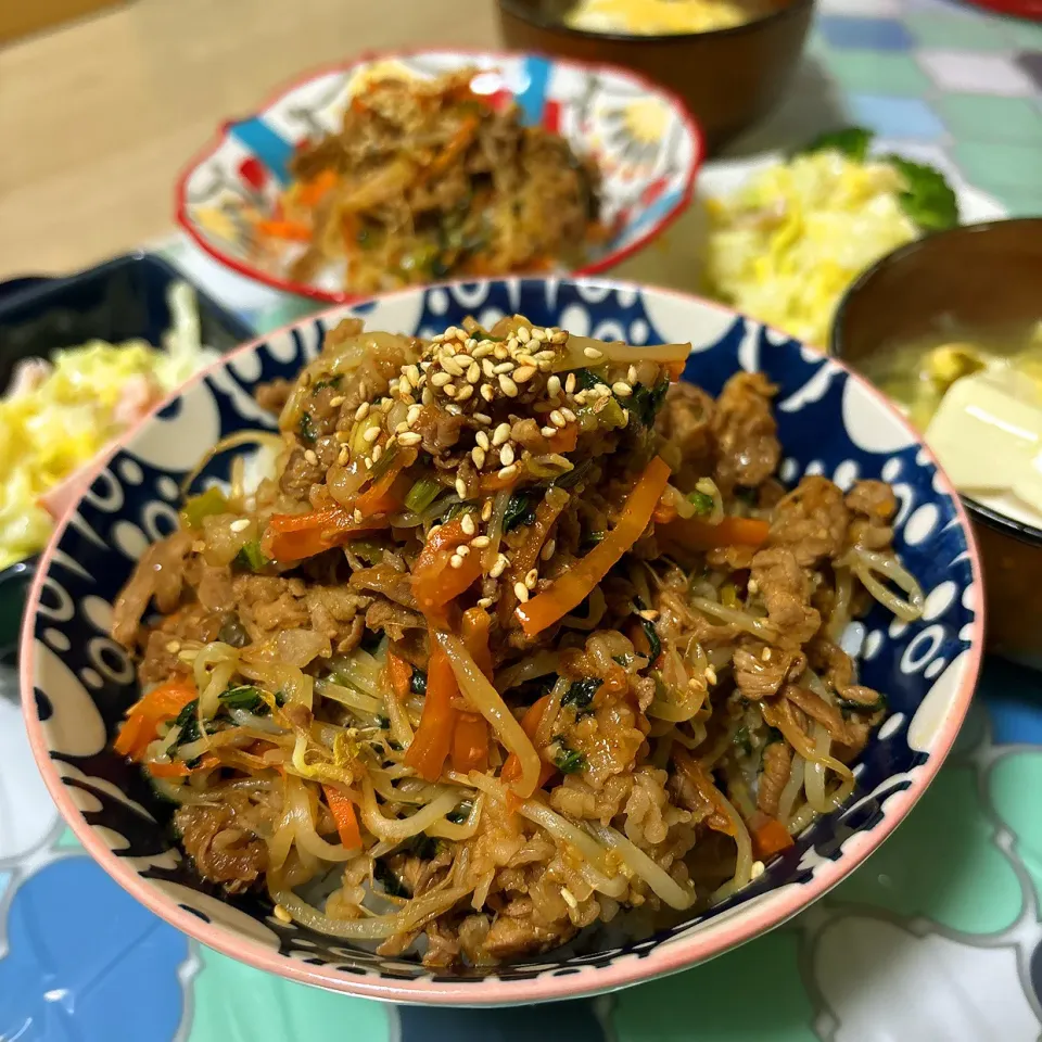 ビビンバ風丼♬|panchiさん