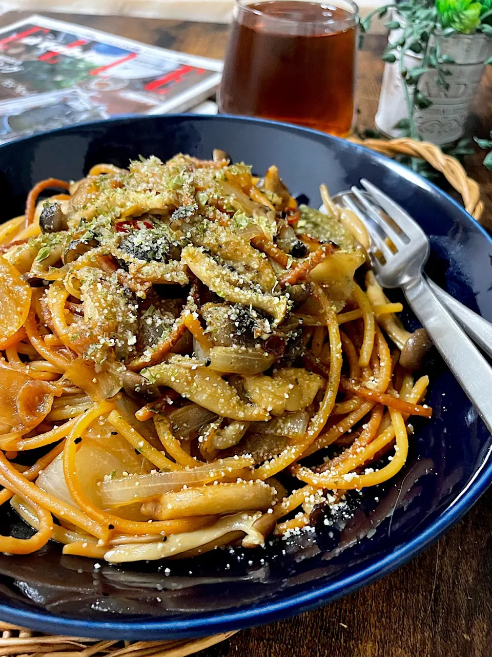 ガリバタ醤油パスタ|はるなさん