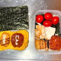 12/5  子のおにぎらずと自分弁当|なかちゃんたまごさん