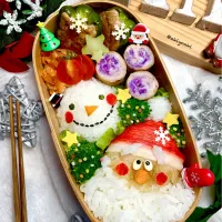 クリスマス弁当| Akiyoෆ¨̮⑅さん