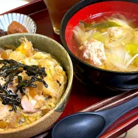 親子丼、つみれ汁|Kouji  Kobayashiさん