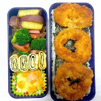 遠足弁当（イカフライ）| 信玄餅110さん