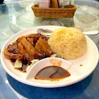 Grilled pork neck meat with rice|skyblueさん