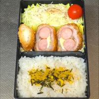 シャウエッセンチーズフライ&イカフライ弁当|黒川克博さん