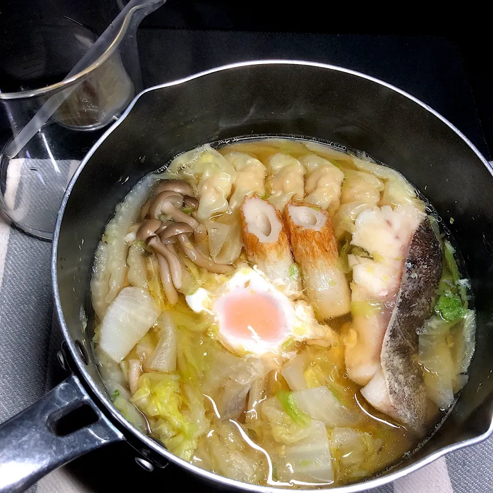 22:21 お鍋🍲ワンタン入り|へれ子さん